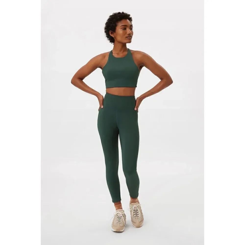 Girlfriend Collective NWT Compression Pocket Leggings High Rise Pants Yoga Worko